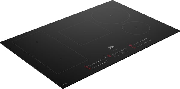 Beko HII85720UFT Sort Indbygget 80 cm Zone induktionskogeplade 5 zone(s)
