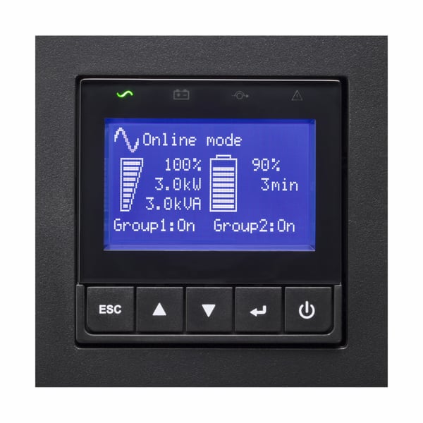 Eaton 9PX2200IRTNBS UPS-enhed Dobbeltkonvertering (online) 2,2 kVA 2200 W 10 AC stikkontakt(er)