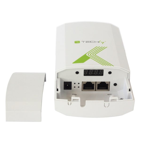 Techly I-WL-CPE120 WLAN-tukiasema 300 Mbit/s Valkoinen Power over Ethernet -tuki