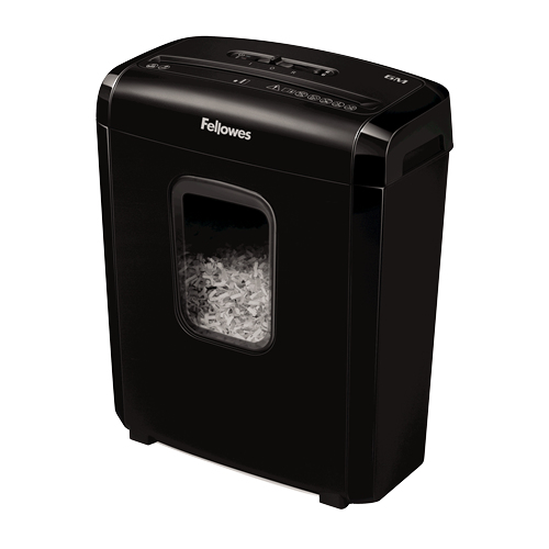Fellowes Powershred 6M papirmakulator Mikromakulering Sort