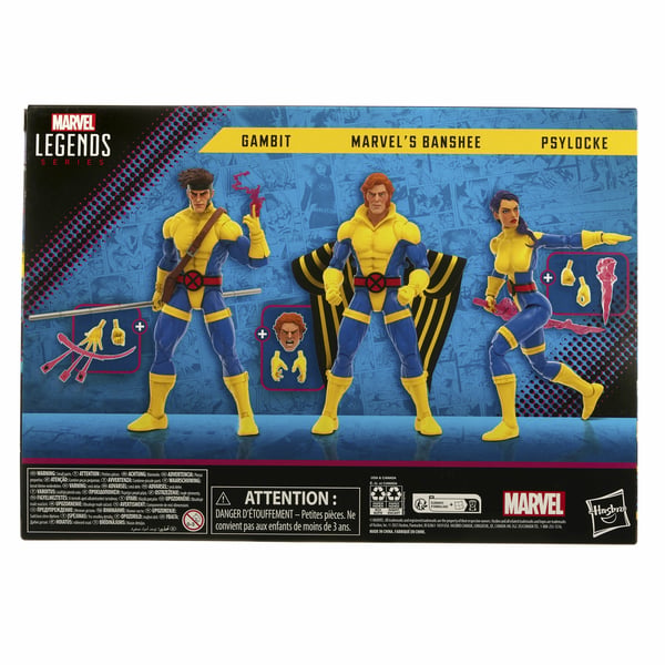 Marvel ’s Banshee, Gambit, & Psylocke
