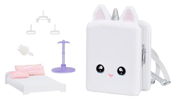 Na! Na! Na! Surprise 3-in-1 Backpack Bedroom Unicorn Playset- Whitney Sparkles