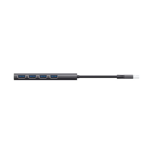 Trust Halyx USB 3.2 Gen 1 (3.1 Gen 1) Type-A 5 Mbit/s Svart, Grå