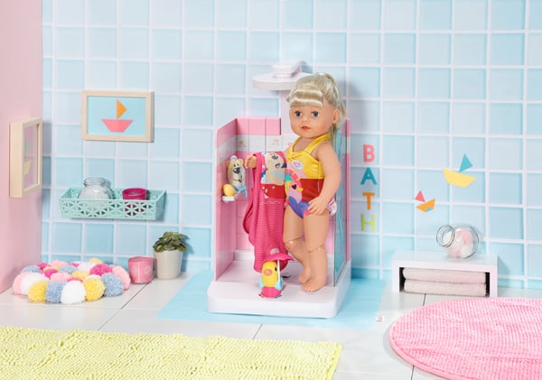 BABY born Bath Walk in Shower Dukke badeværelse