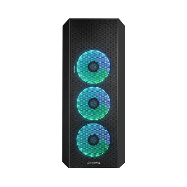 Chieftec GL-04B-OP tietokonekotelo Midi Tower Musta