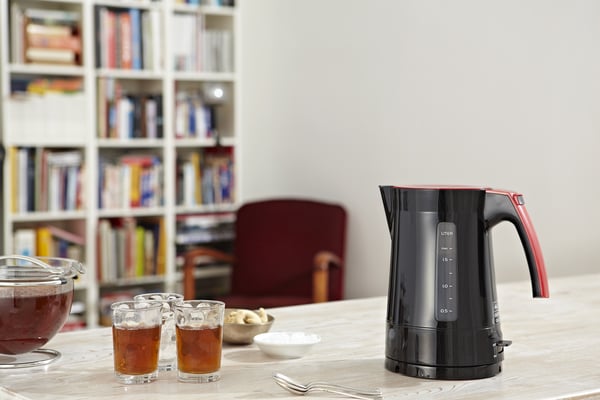 Melitta Enjoy Aqua vedenkeitin 1,7 L 2400 W Musta, Punainen