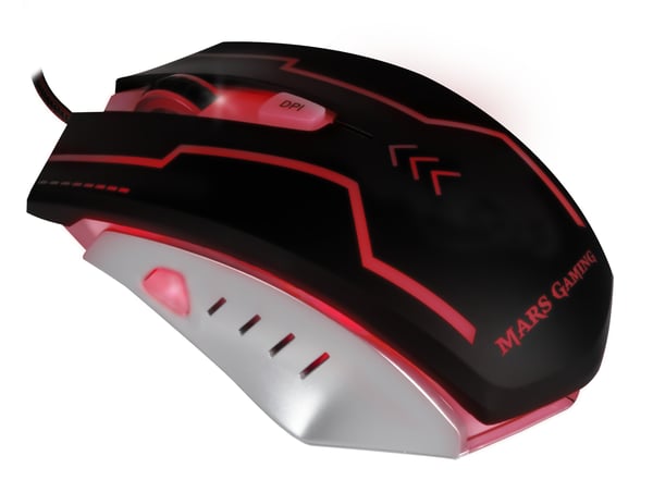 Mars Gaming MM2 mus Spil Ambidextrous Optisk 5000 dpi