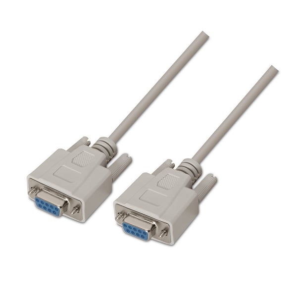 AISENS A112-0066 serielkabel Beige 1,8 m DB9