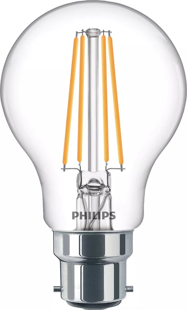 Philips 8718699763596 LED-lampe Varm hvid 2700 K 7 W B22 E Philips 8718699763596 LED-lampe Varm hvid 2700 K 7 W B22 E