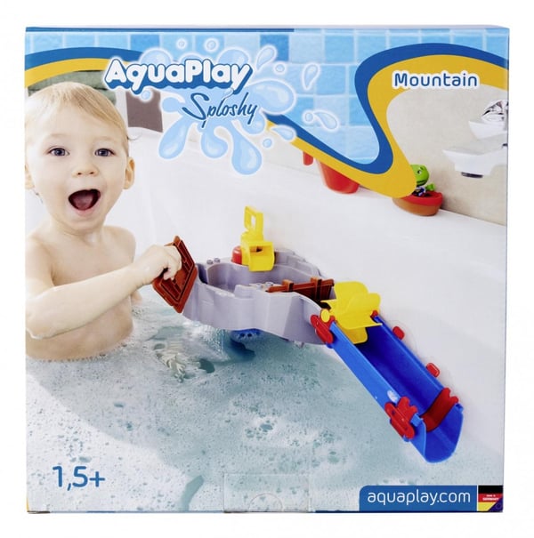 Aquaplay Sploshy Mountain Badelegesæt Blå, Brun, Rød, Gul