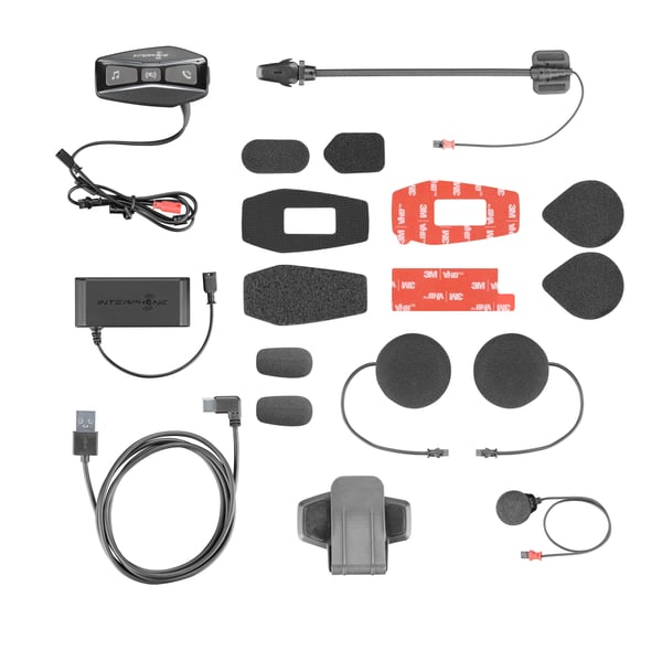 Interphone INTERPHOUCOM4 motorcykel samtaleanlæg 1000 m Sort
