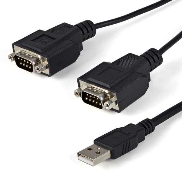 StarTech.com 2-ports FTDI USB til seriel RS232-adapter