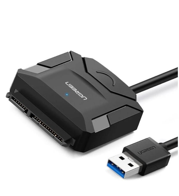 Ugreen 20611 kabel kønsskifter USB 3.0 SATA III Sort Ugreen 20611 kabel kønsskifter USB 3.0 SATA III Sort