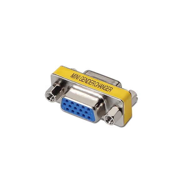 AISENS A114-0082 kabel kønsskifter VGA D-sub D-sub Blå, Sølv