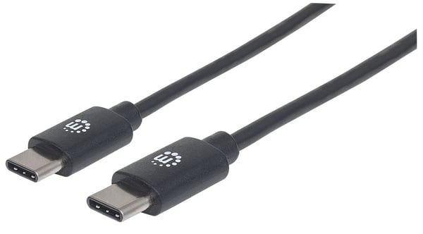 Manhattan 354875 USB-kabel USB 2.0 2 m USB C 0,48 Gbit/sek. Sort