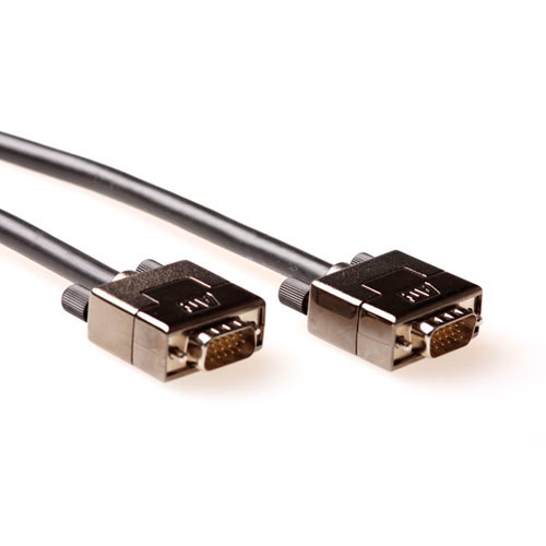 ACT AK9363 VGA kabel 3 m VGA (D-Sub) Sort