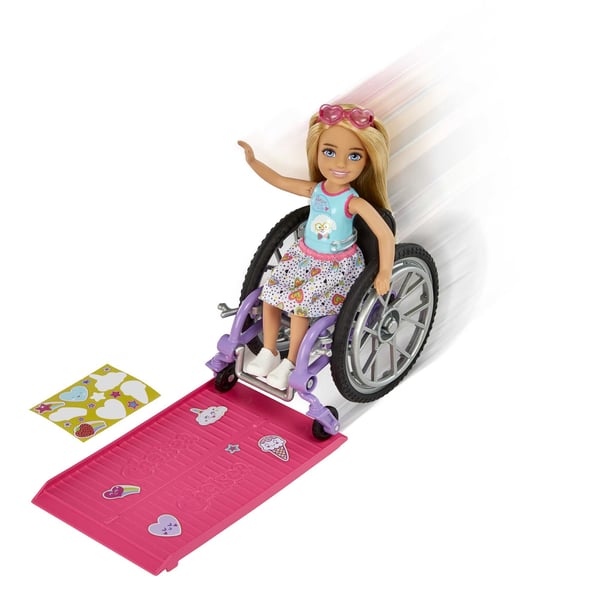 Barbie Chelsea -dukke med kørestol