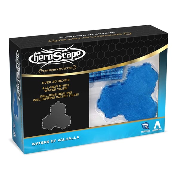 Asmodee Heroscape: Waters of Valhalla Terrain Expansion Lautapeli