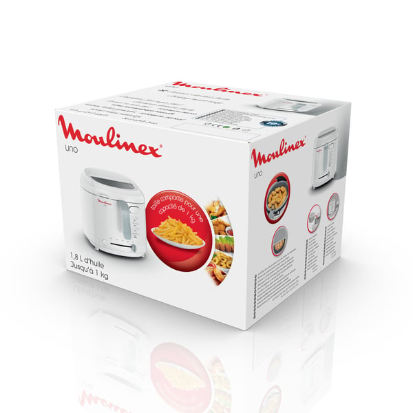 Moulinex AF2031 Yksi Erillinen 1600 W Rasvakeitin Valkoinen