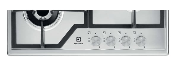 Electrolux KGS6436SX Rustfrit stål Indbygget 60 cm Gaskomfur 4 zone(s)