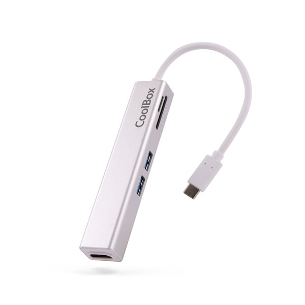 CoolBox miniDock USB-C Lite Kabel USB 3.2 Gen 1 (3.1 Gen 1) Type-C Vit