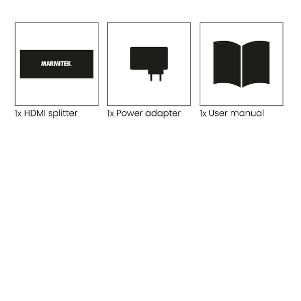 Marmitek 25008482 video-splitter HDMI 8x HDMI