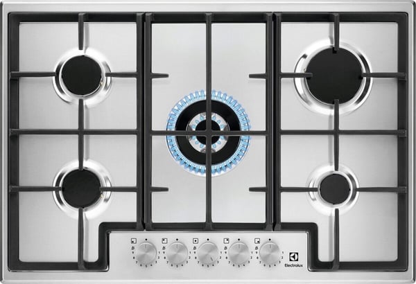 Electrolux EGS75362X Ruostumaton teräs Kiinteä 75 cm Kaasuliesi 5 alue(tta)