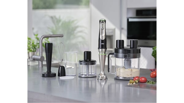 Braun MultiQuick 9 MQ 9187XLI 0,6 l Stavmixer 1200 W Svart, Rostfritt stål