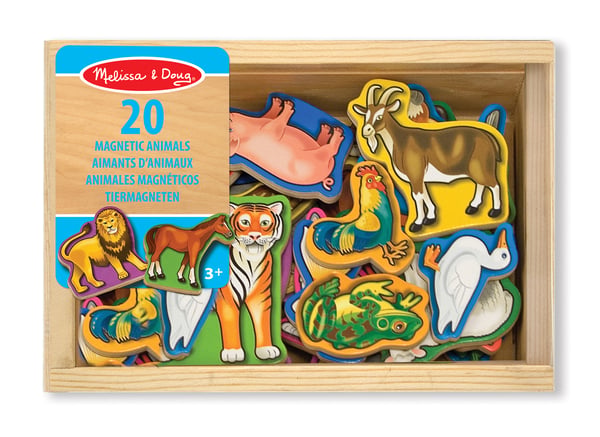 Melissa & Doug Wooden Animal Magnets