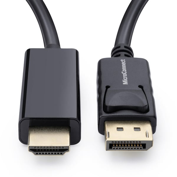 Microconnect MC-DP-HDMI-300 videokabel adapter 3 m DisplayPort Sort