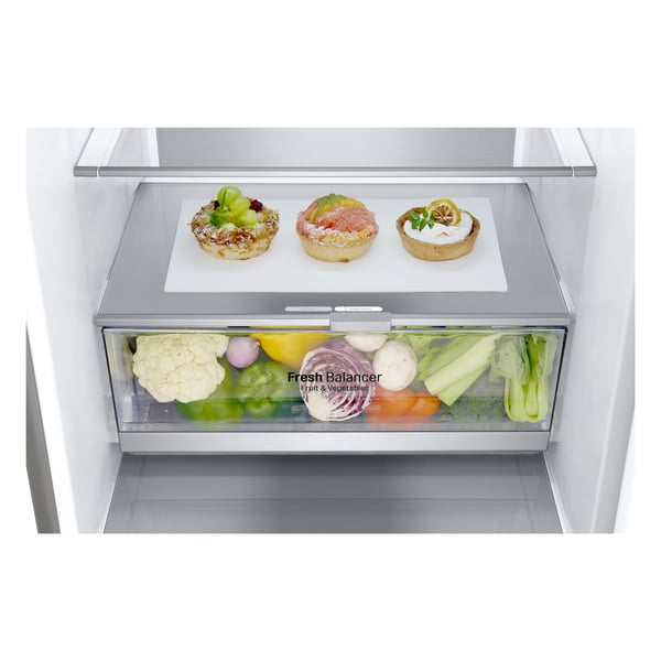LG GBB72NSVCN1 køle-/fryseskab Fritstående 384 L Rustfrit stål