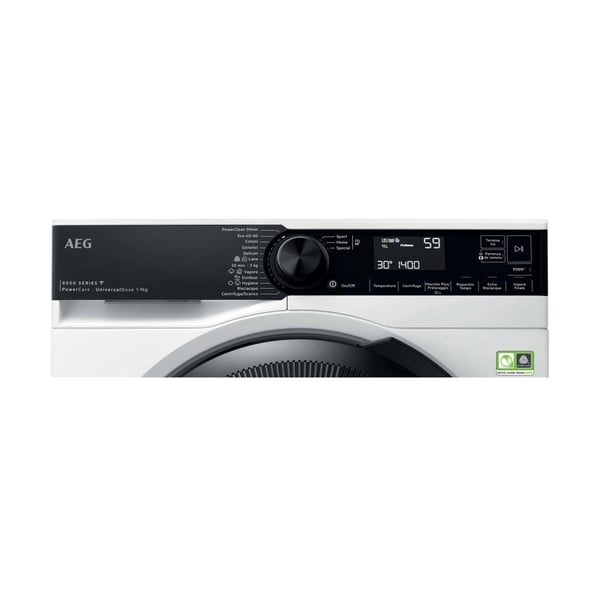 AEG LR8H94GBY vaskemaskine Front-læsning 9 kg 1400 rpm Hvid
