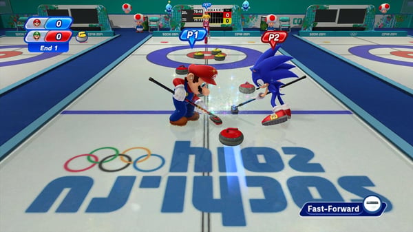 Nintendo Mario & Sonic aux Jeux Olympiques d'Hiver de Sotchi 2014 Standard Tysk, Engelsk, Spansk, Fransk, Italiensk Wii U