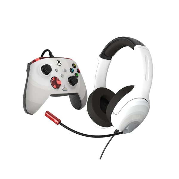 PDP 049-026-RWB spelkonsoler Röd, Vit USB Spelplatta PC, Xbox One, Xbox Series S, Xbox Series X