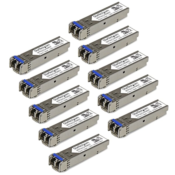 StarTech.com Cisco GLC-LH-SM-kompatibel SFP-sändtagarmodul - 1000BASE-LX/LH - 10-PACK