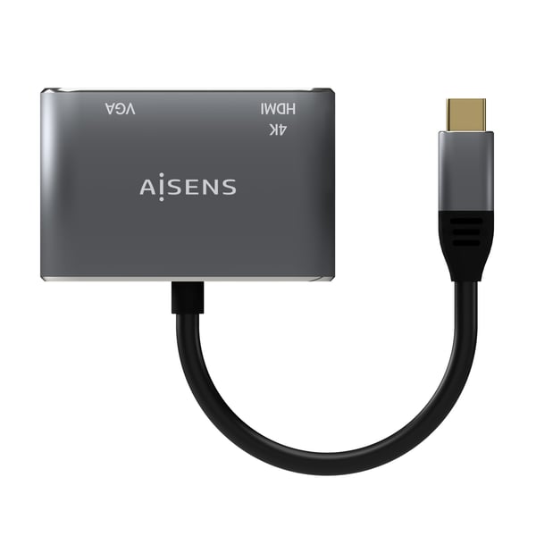 AISENS A109-0627 USB grafisk adapter 3860 x 2160 pixel Grå