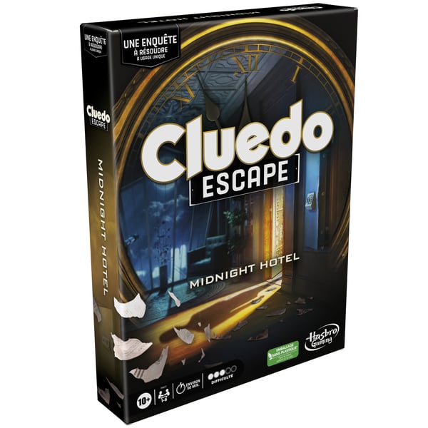 Hasbro Gaming F6417 Cluedo Escape 90 min Lautapeli Salapoliisi