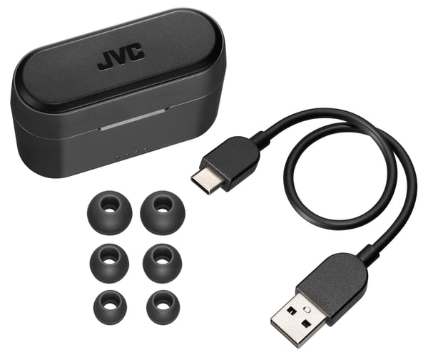 JVC HA-A9T Headset True Wireless Stereo (TWS) I öra Samtal/musik Bluetooth Svart