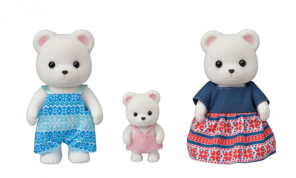 Sylvanian Families Familien Isbjørn