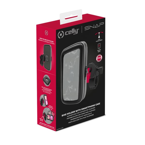 Celly SNAPFLEX Active-hållare Mobiltelefon / smartphone Svart