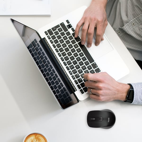 TooQ TQMW-1103-B datormöss Universal Ambidextrous RF Trådlös Optisk 1600 DPI