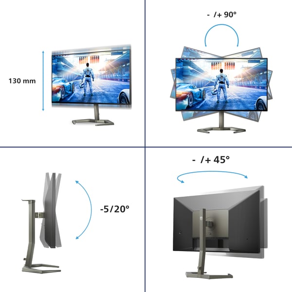 Philips Momentum 27M1F5800/00 tietokoneen litteä näyttö 68,6 cm (27") 3840 x 2160 pikseliä 4K Ultra HD LED Musta