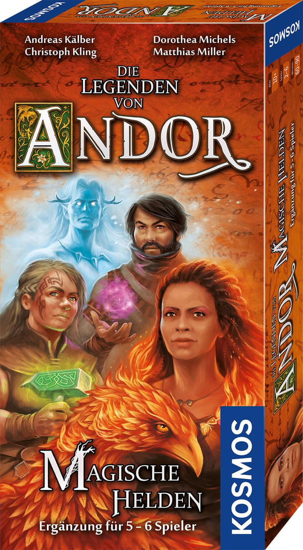 Kosmos Die Legenden von Andor - Magische Helden Lautapeli Strategia
