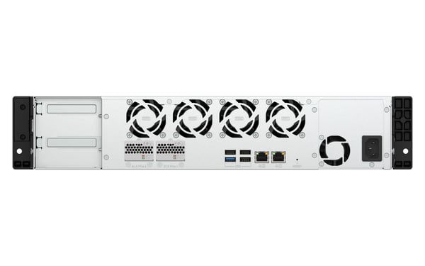 QNAP TS-H1065EU Lagringsserver Rack (2U) 8 GB DDR5 0 TB QNAP QTS Svart