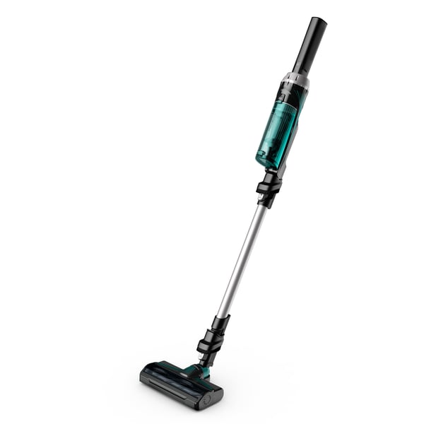 Rowenta RH1127 2-i-1 stangstøvsuger Batteri Dry Poseløs 0,4 L Blå, Aluminium