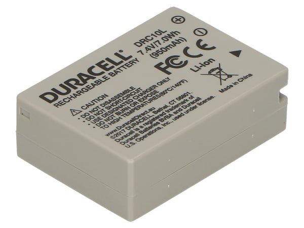 Duracell DRC10L kameran/videokameran akku Litiumioni (Li-Ion) 950 mAh