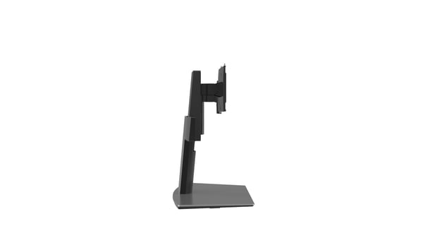 DELL Dual Monitor Stand 68,6 cm (27") Skrivebord Aluminium, Sort