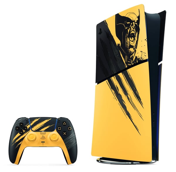 Sony Interactive Entertainment PlayStation 5 - Marvel's Wolverine 825 GB Wi-Fi Svart, Gul