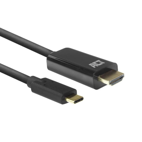 ACT AC7315 videokabel adapter 2 m USB Type-C HDMI Type A (Standard) Sort