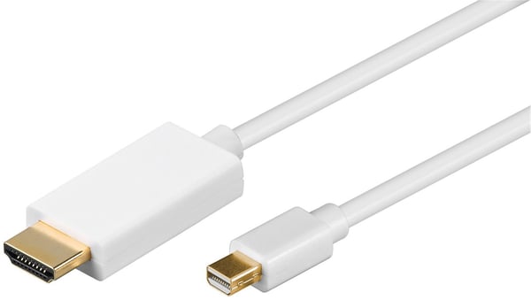 Microconnect MDPHDMI5 videokaapeli-adapteri 5 m Mini DisplayPort HDMI-tyyppi A (vakio) Valkoinen Microconnect MDPHDMI5 videokaapeli-adapteri 5 m Mini DisplayPort HDMI-tyyppi A (vakio) Valkoinen